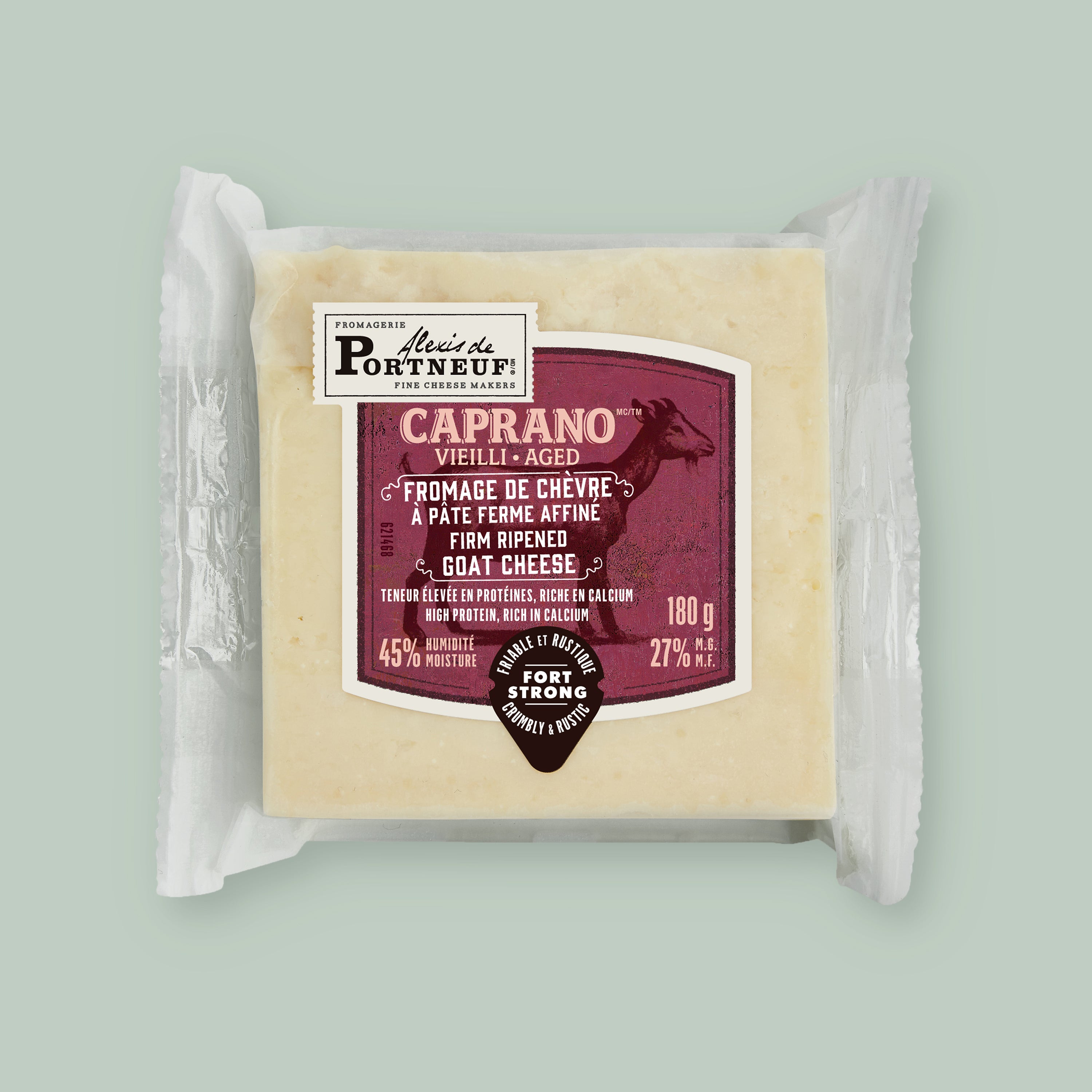 Alexis de Portneuf Aged Caprano Cheese