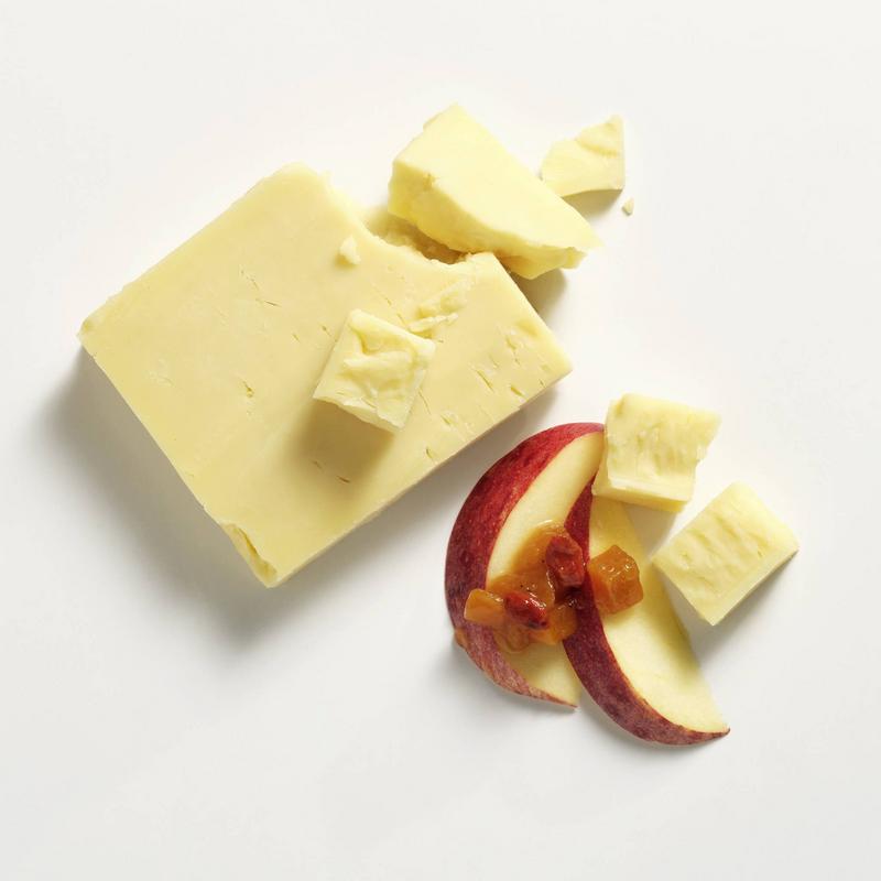 Cathedral City Mature Cheddar Cheese with jam and apples