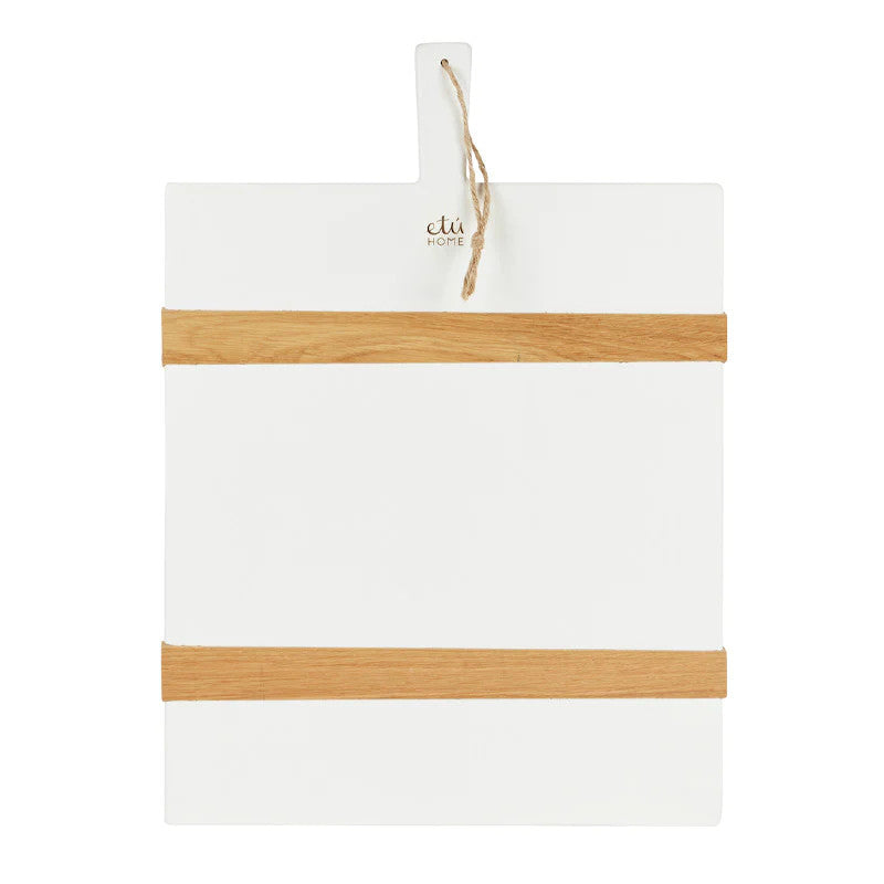 Handcrafted Cheeseboard in White